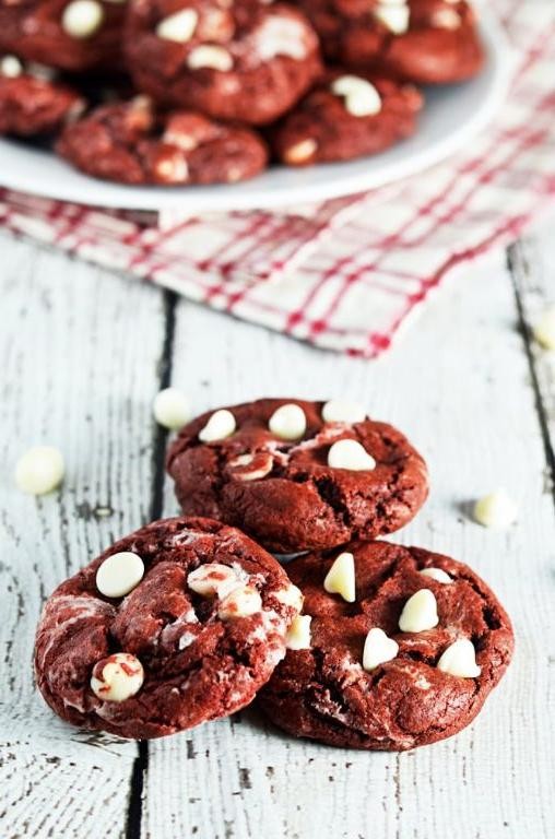 Red Velvet Swirl Crazy Cookies