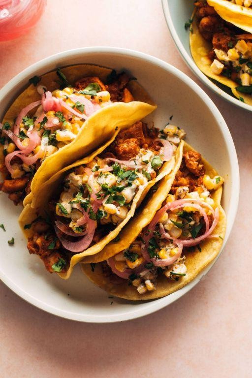 Red Wine Chicken Tacos