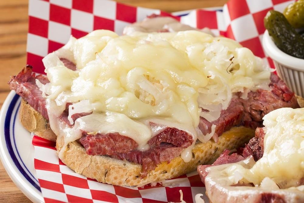 Reuben Open Faced Sandwich