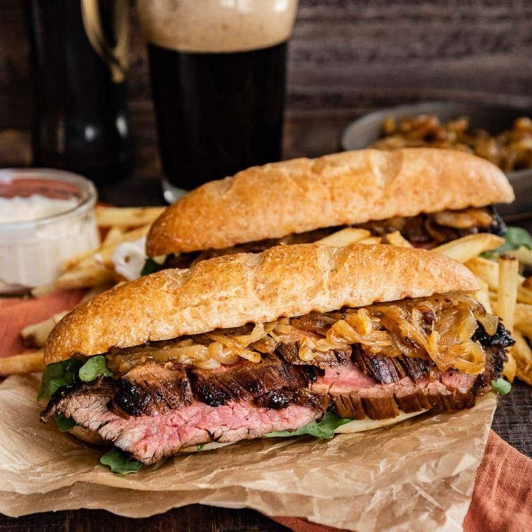 Ribeye Steak Sandwich with Garlic Aioli