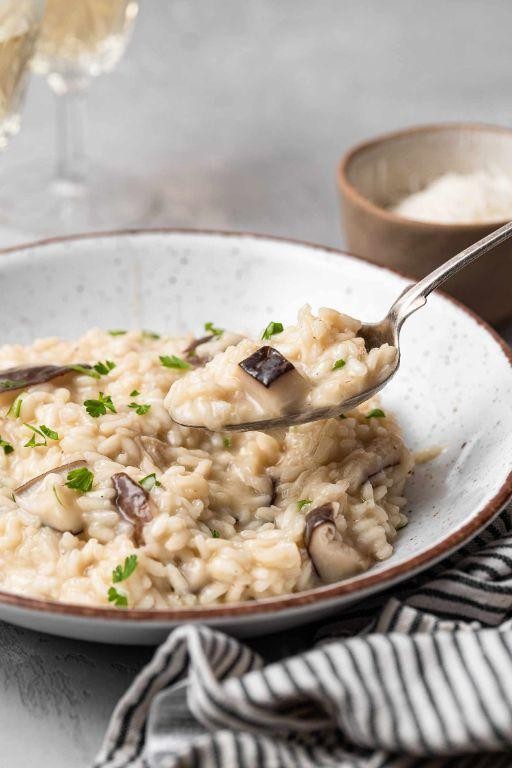Rice and Mushroom Risotto