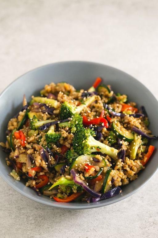 Rice and Vegetable Stir Fry