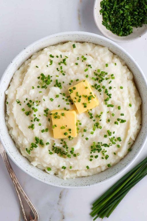 Rich Blended Cottage Cheese Mashed Potatoes
