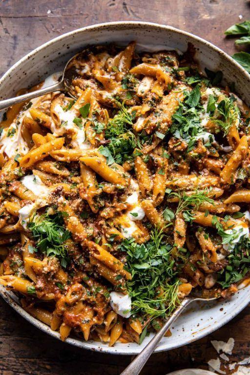 Ricotta Pasta with Sun-Dried Tomatoes