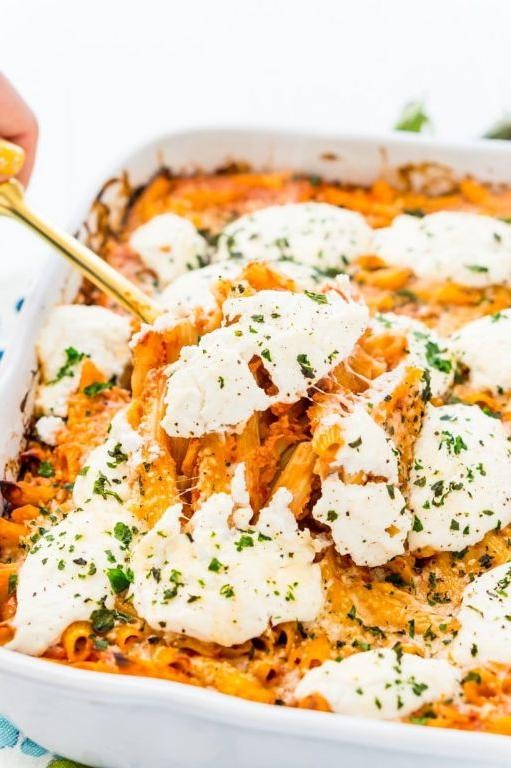 Ricotta and Tomato Pasta Bake