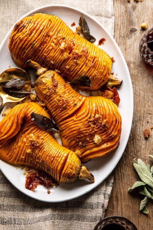 Roasted Butternut Squash and Sage Rolls