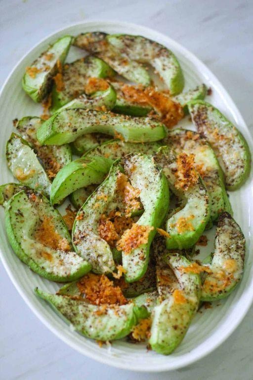 Roasted Chayote with Herbs