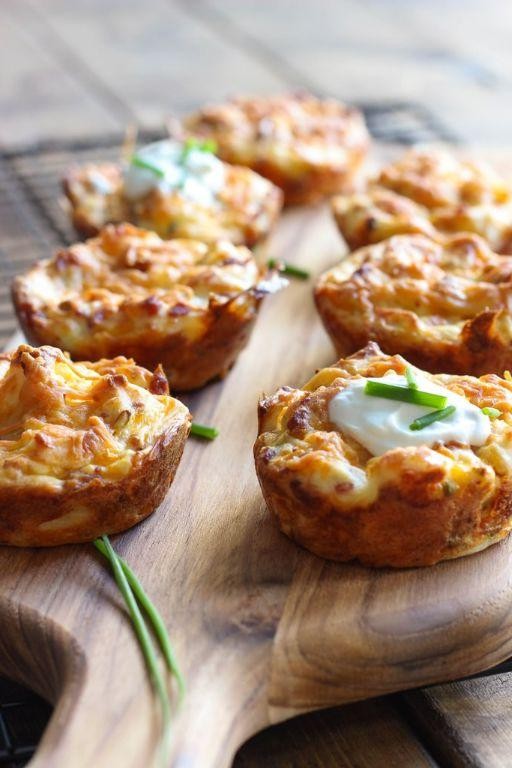 Roasted Garlic Mashed Potato Puffs