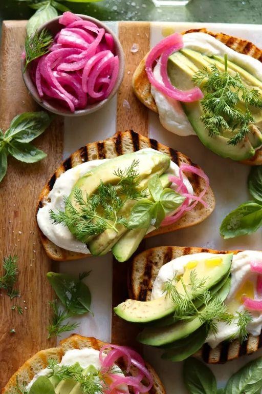 Roasted Garlic and Ricotta Toast