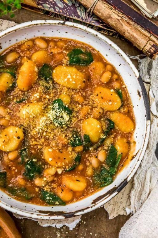 Roasted Red Pepper Gnocchi Soup