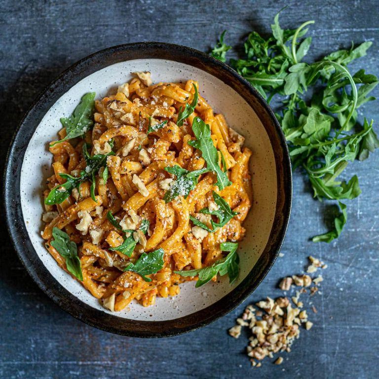 Roasted Red Pepper and Walnut Pesto