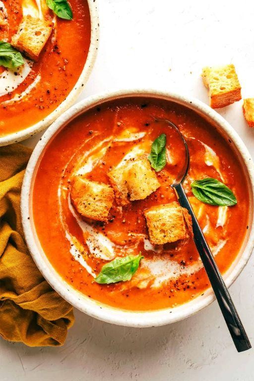 Roasted Roma Tomato Soup