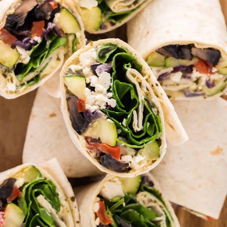 Roasted Vegetable Wraps