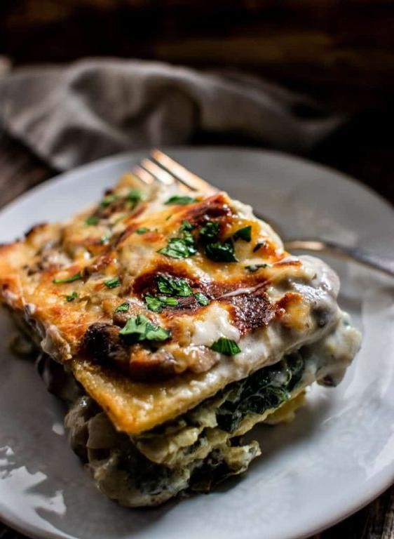 Roasted Vegetable and Marinated Artichoke Heart Lasagna