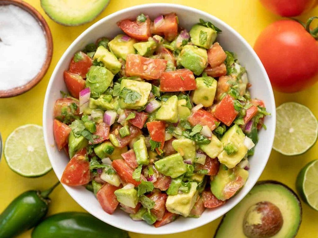 Roma Tomato and Avocado Salad