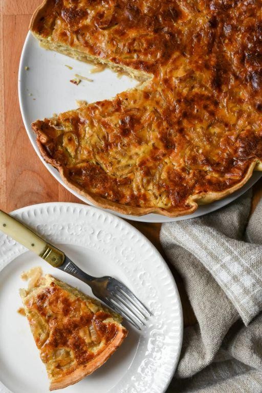 Romertopf Caramelized Onion Tart