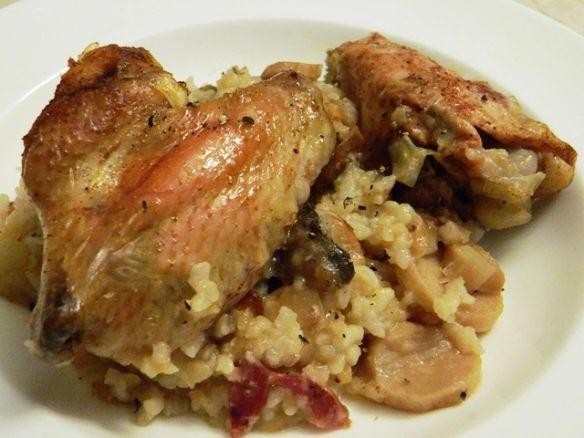 Romertopf Mushroom Risotto
