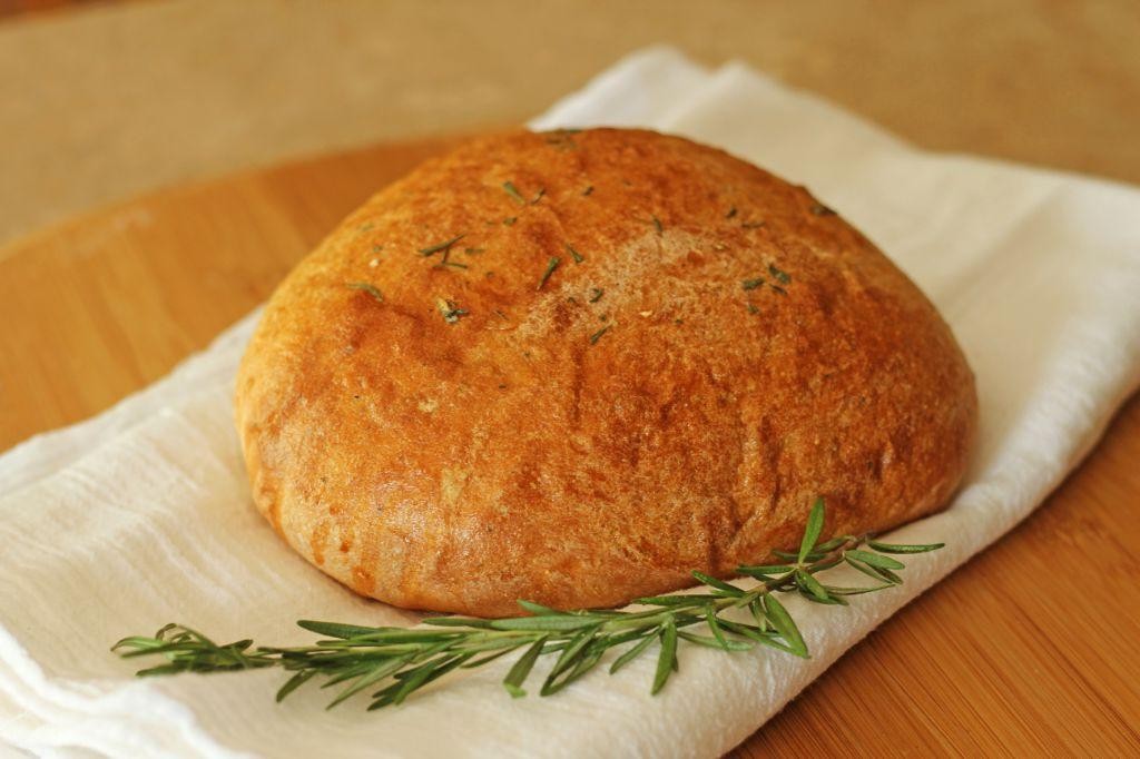 Rosemary Olive Oil Whole Wheat Bread