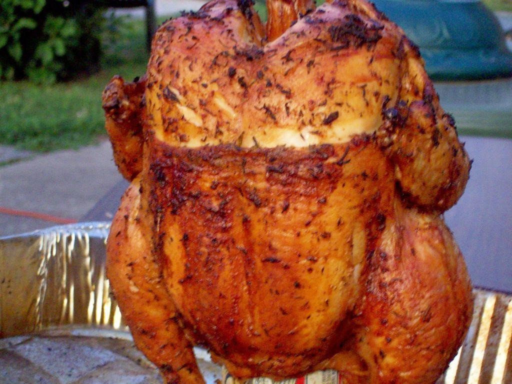 Rosemary and Thyme Beer Can Chicken