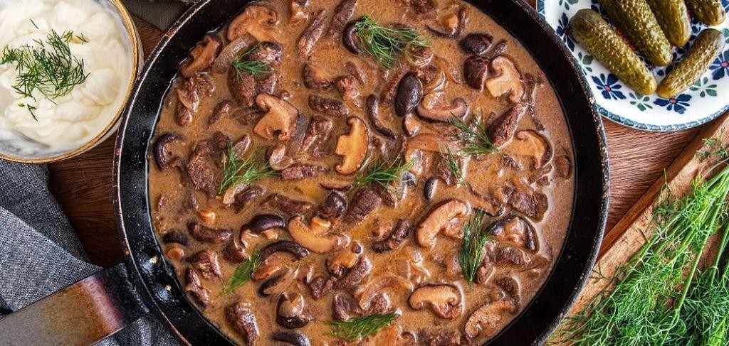 Russian Beef Stroganoff