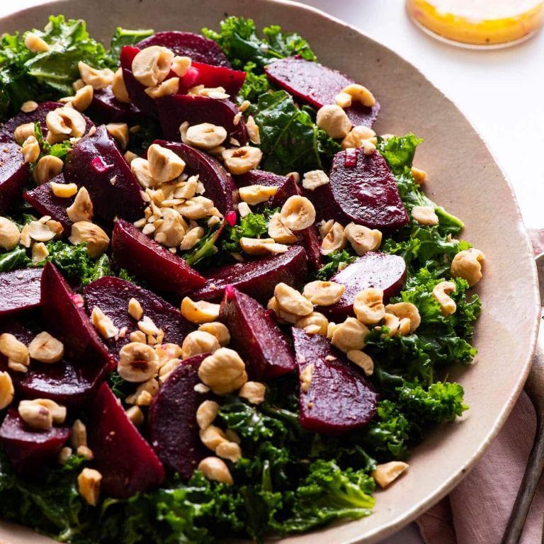 Russian Kale Salad with Beetroot