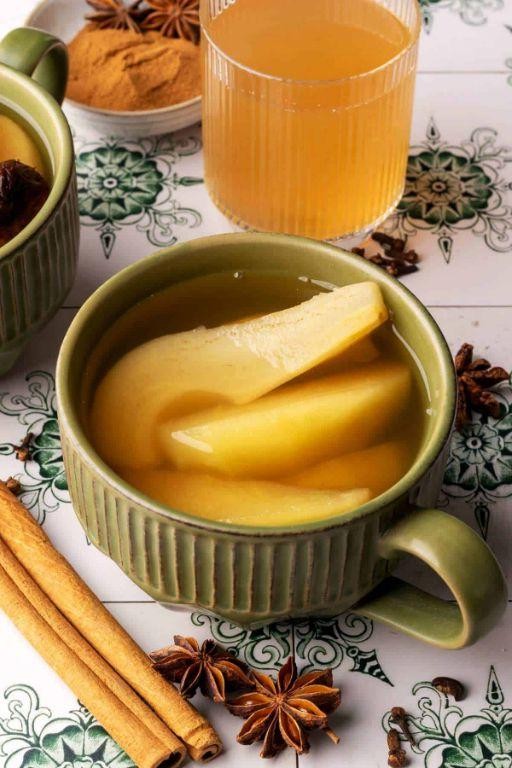Russian Kale and Apple Kompot