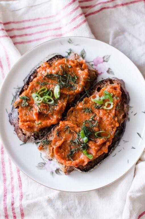 Russian Kale and Eggplant Caviar