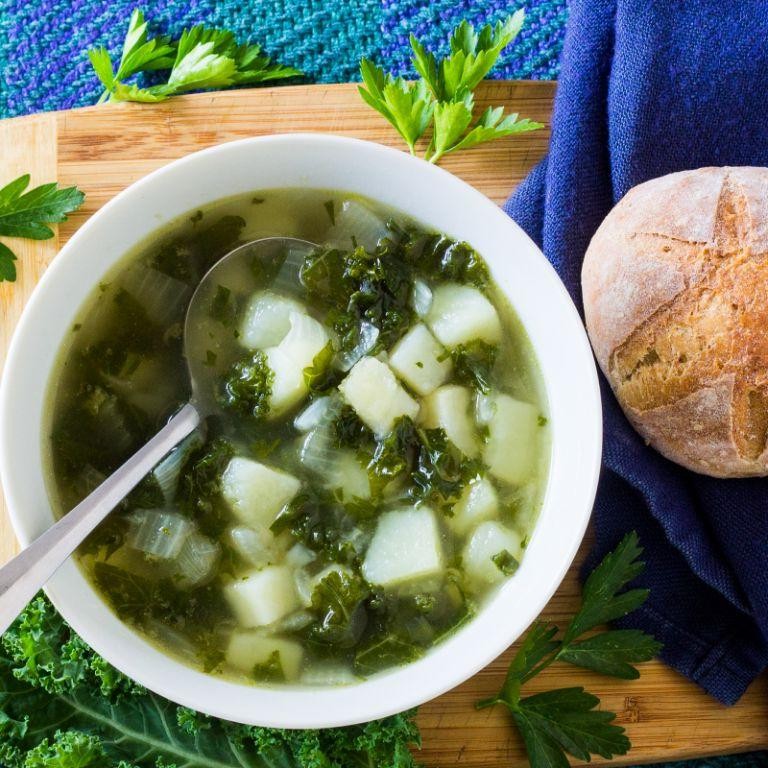 Russian Kale and Potato Soup
