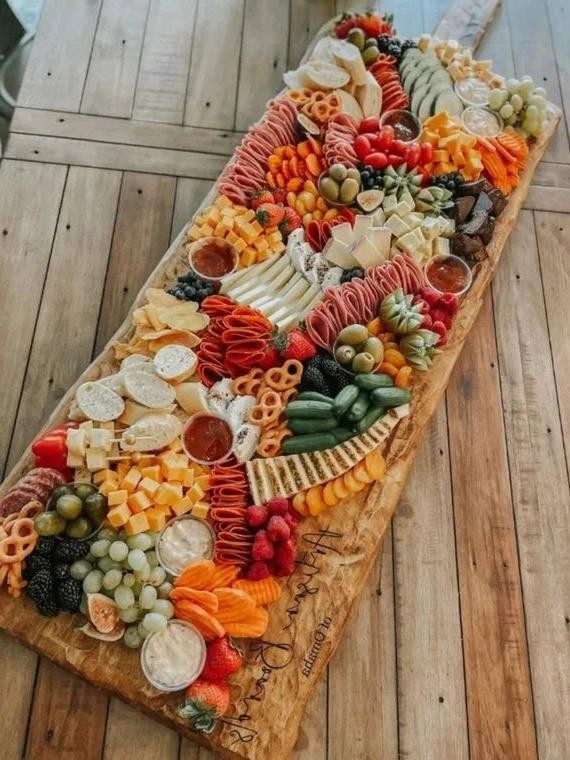 Rustic Farmhouse Charcuterie Board