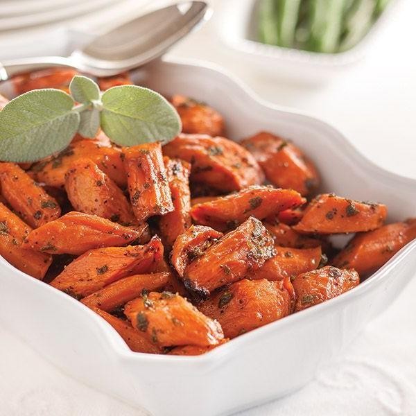 Sage and Honey Glazed Carrots