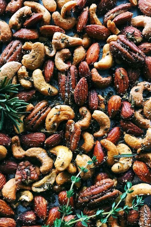 Sage and Thyme Roasted Nuts