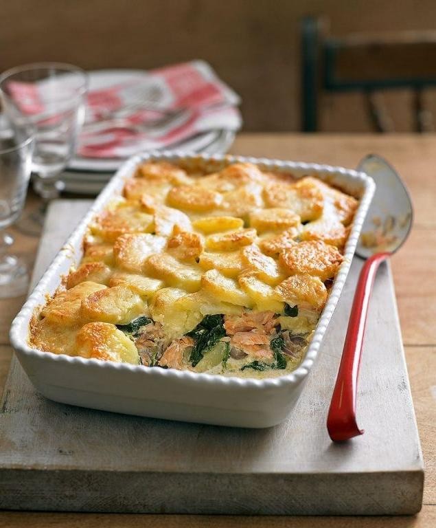 Salmon and Potato Bake