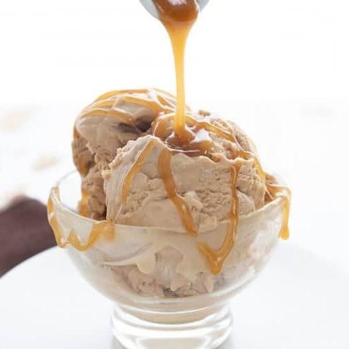 Salted Caramel Keto Ice Cream