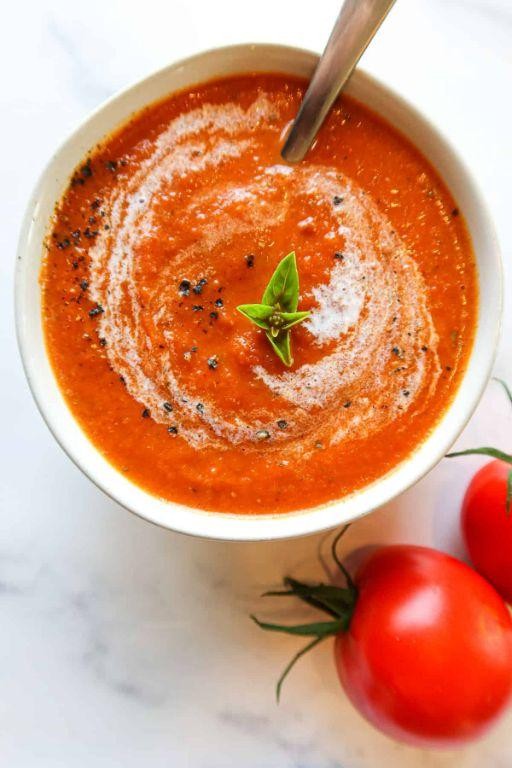 Sangiovese Tomato Basil Soup