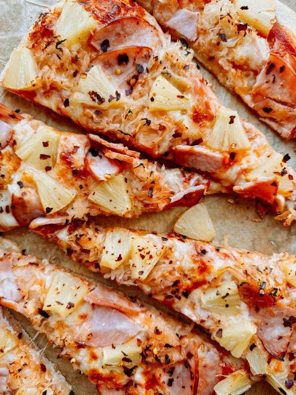Sauerkraut and Bacon Flatbread