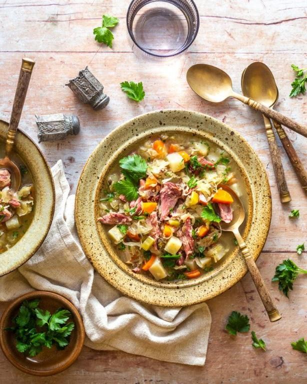 Sauerkraut and Ham Hock Soup
