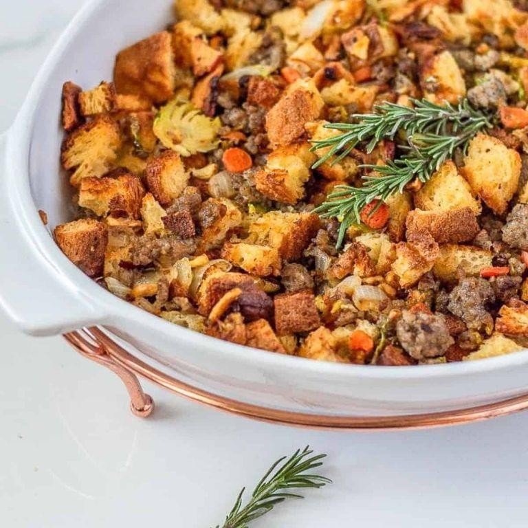 Sausage and Apple Gluten Free Stuffing