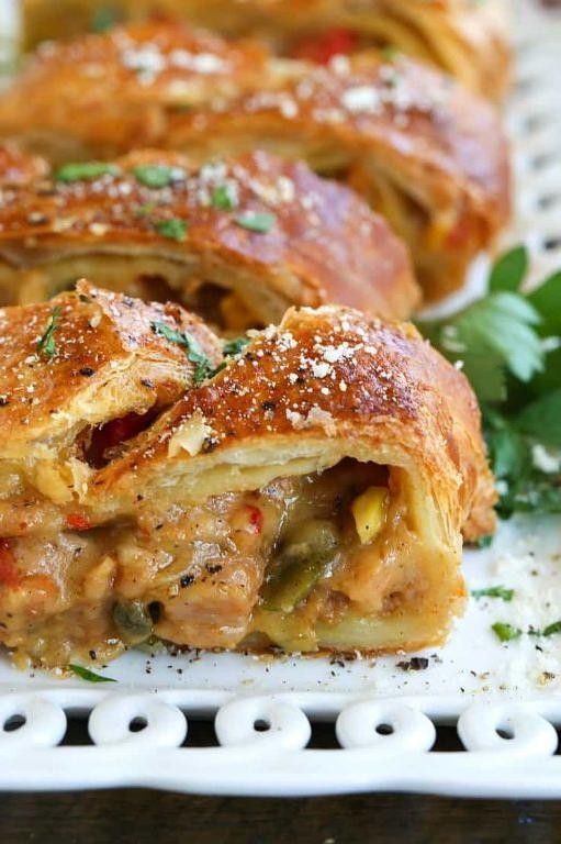 Sausage and Pepper Filo Pasty