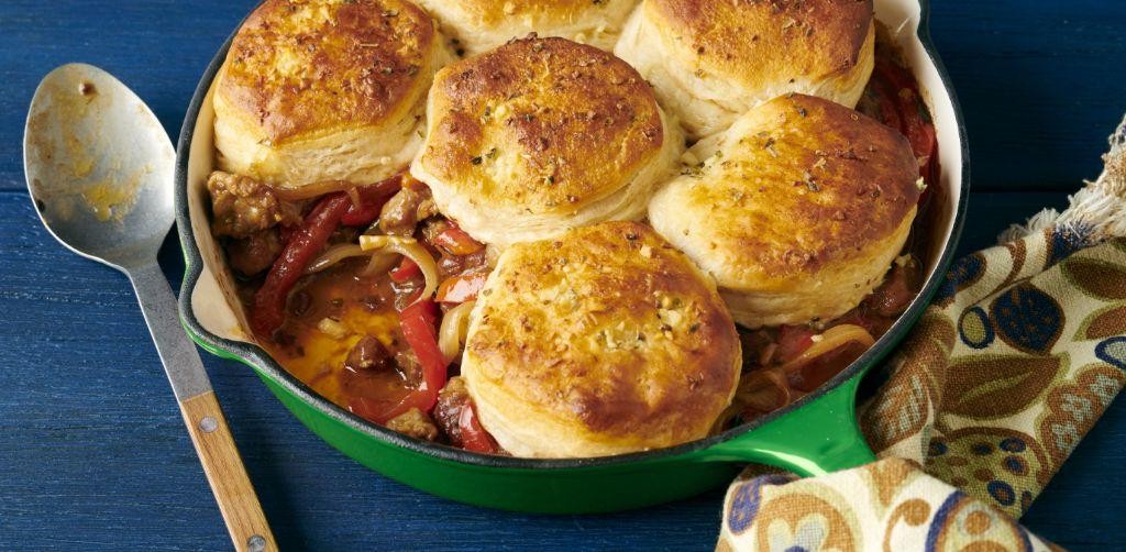 Sausage and Pepper Pie