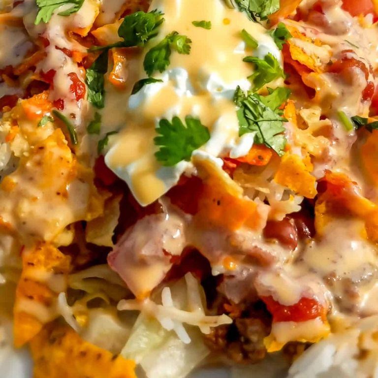 Savory Cheese Haystack Snacks