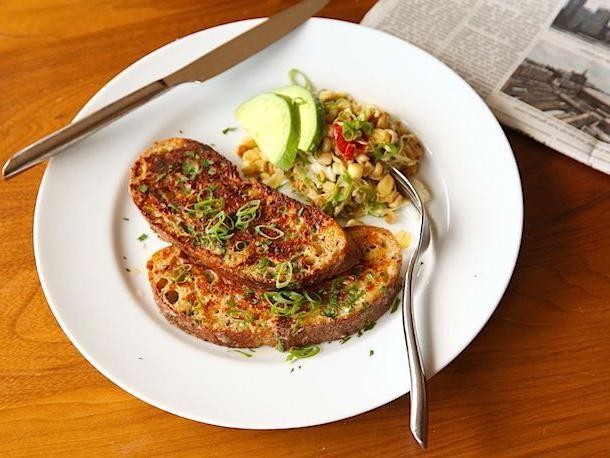 Savory Garlic Parmesan French Toast