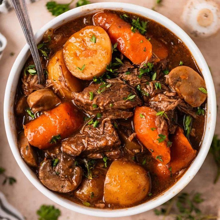 Savory Mushroom and Beef Stew