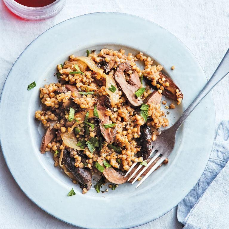 Savory Mushroom and Kasha Pilaf