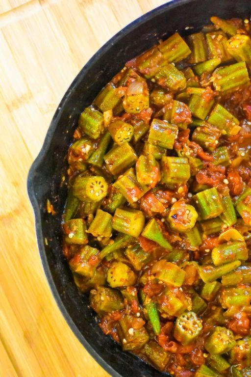 Savory Okra and Tomatoes