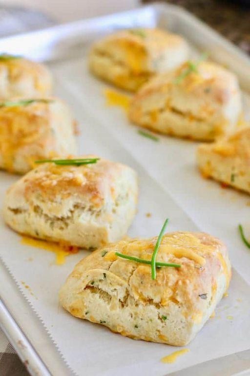 Savory Scones with Cheddar and Chives