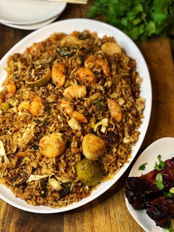 Scallop and Shrimp Fried Rice