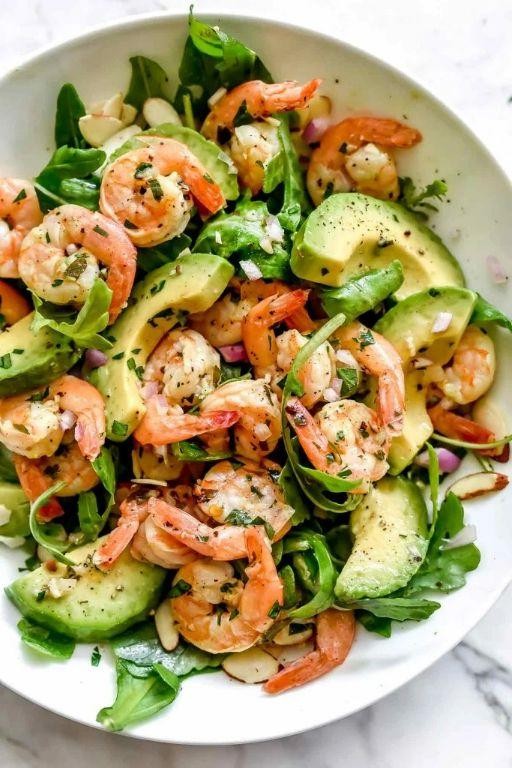 Scallop and Shrimp Salad with Citrus Dressing