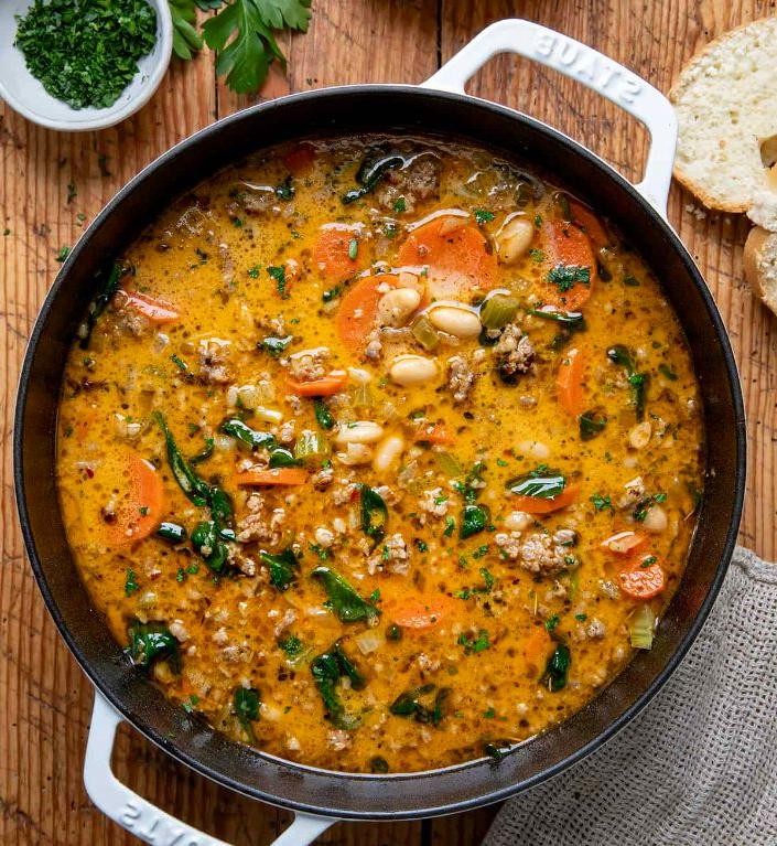 Scungilli and White Bean Soup