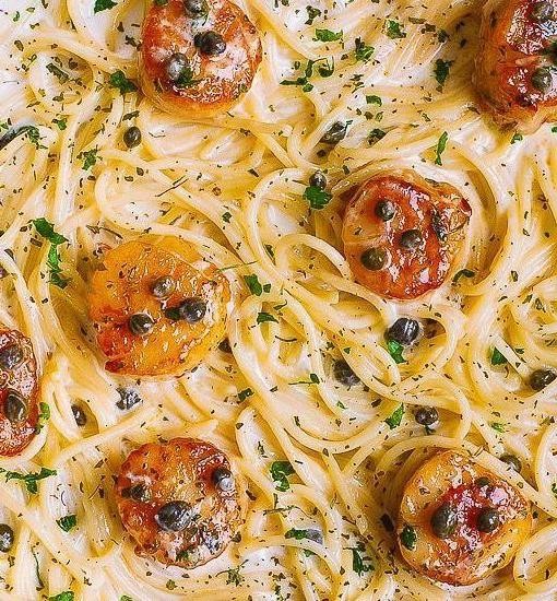 Scungilli in White Wine Sauce