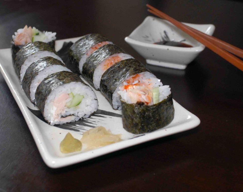 Sea Trout Sushi Rolls